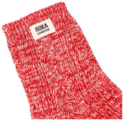 Calcetines Roka Wallace Crew - Rojo arándano