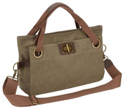 Zede Pont des Arts Bolso de cuerpo cruzado mediano - Olive Green