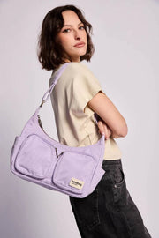 Hindbag Emile Bolso De Hombro Con Múltiples Bolsillos - Lila