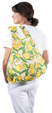 Bag Kind Bag London Medium reutilizable - limones amarillo/verde