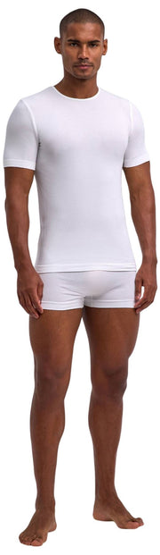 Camiseta Falke Daily Sin Costuras Con Cuello Redondo - Blanco