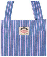 Superdry & Co Bolso tote Oxford a rayas - Broker Navy/Pink Stripe
