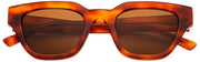 MessyWeekend Jean Gafas de lectura de sol con luz azul - Lava marrón