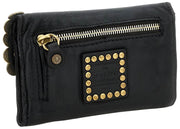 Monedero Campomaggi Felloniche Stud - Negro/Oro