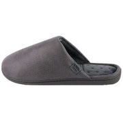 isotoner-square-patterned-smart-mule-slippers---grey-34523484
