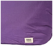 Bolso de hombro Roka Oxford mediano Taslon - Púrpura uva gótica
