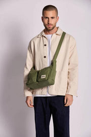 Hindbag Emile Bolso De Hombro Con Múltiples Bolsillos - Verde Oliva