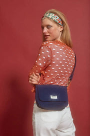 Hindbag Margault Bolso De Hombro Acolchado - Azul Marino