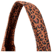 Roka Hoxton Bolso de hombro grande de lona de algodón - Mini Leopard Brown