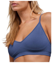 Bralette estilo corpiño sin costuras Daily Falke - Captain Blue