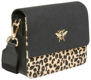 Alice Wheeler London Bolso bandolera Highbury - Negro/Leopardo