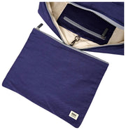 Roka Somerset Bolso grande para bebé de lona de algodón - Azul marino