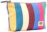 Roka Maida Vale Bolso pequeño de lona de algodón - Rayas anchas y multicolores