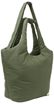 Bolso de hombro Roka Oxford mediano Taslon - Verde oliva
