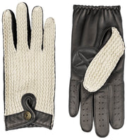 Dents The Suited Racer Hatcher Guantes de conducción de cuero - Negro