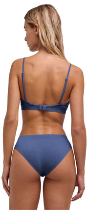 Bralette estilo corpiño sin costuras Daily Falke - Captain Blue