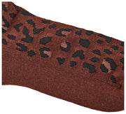 Calcetines Roka Wimbledon Crew - Mini Leopardo Marrón