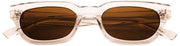 MessyWeekend Jenner Gafas de lectura con luz azul - Marrón/Paloma Beige