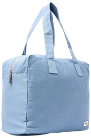 Bolso Tote Roka Sloane Mediano De Lona De Algodón - Azul Aviación
