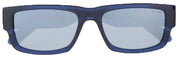 Gafas de sol rectangulares suaves inspiradas en el ojo superficial inspirado en los 90 - Azul - Azul