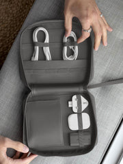 Organizador de cables mediano Stackers - Gris pizarra