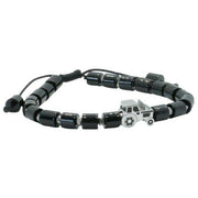 david-van-hagen-tractor-bead-agate-bracelet---black-34515552