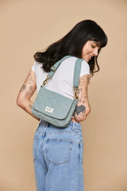 Hindbag Margault Bolso De Hombro Acolchado - Verde Salvia