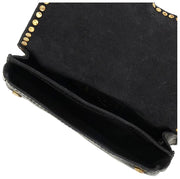 Campomaggi Bandolera Gloria Pochette con tachuelas - Negro