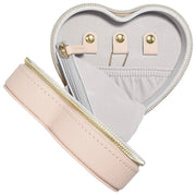 Joyero de viaje Stackers Heart - Rafia rubor