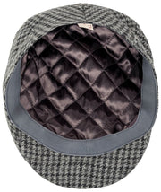 Gorra plana Dents Blashford Tweed - Gris Carbón