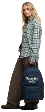 Mochila Superdry & Co Company Logo - Eclipse Navy/Blanco
