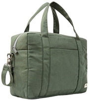 Bolso grande para bebé Roka Somerset de lona de algodón - Willow Green