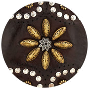 Campomaggi Monedero Siena Flower Stud - Verde Militar