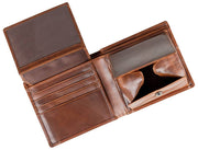 Cartera plegable Dents Itchen Coin - Marrón coñac