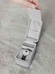 Caja para relojes y joyas de viaje Stackers - Gris guijarro