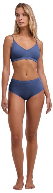 Calzoncillos Falke Daily Seamless de cintura media - Captain Blue