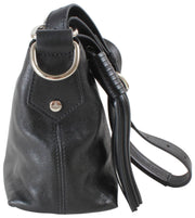 Vivienne Westwood Bolso de hombro Emma de piel flexible - Negro
