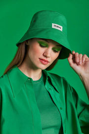 Gorro de pescador Hindbag Bob - Green Holi