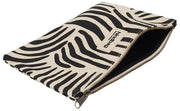 Bolsa mediana con cremallera Hindbag Ema - Zebra Cream