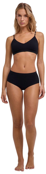 Falke Bralette Daily Sin Costuras Bustier - Negro
