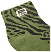 Calcetines tobilleros Roka Wembley - Animal mixto verde alcachofa