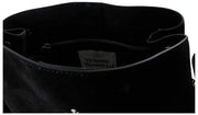 Vivienne Westwood Bolso de hombro pequeño Lottie de ante - Negro