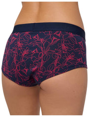 Falke Daily Comfort Print - Pack de 2 calzoncillos hipster - Rojo/Negro