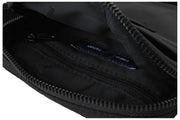 Fred Perry Bolso Lateral Pequeño De Nylon Arrugado - Negro