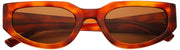 MessyWeekend Gafas de lectura de sol Hart con luz azul - Lava marrón
