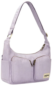 Hindbag Emile Bolso De Hombro Con Múltiples Bolsillos - Lila