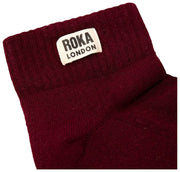 Calcetines tobilleros Roka Wembley - Ciruela Borgoña