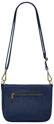 Bolso de hombro Hindbag Margault - Terciopelo Azul Marino