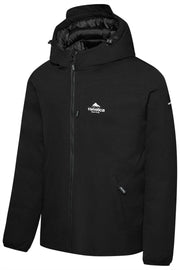 Helvetica Mountain Pioneers Chaqueta Cortavientos Con Capucha Eyeblock - Negro