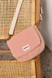 Hindbag Margault Teddy Bolso De Hombro - Rosa Polvo